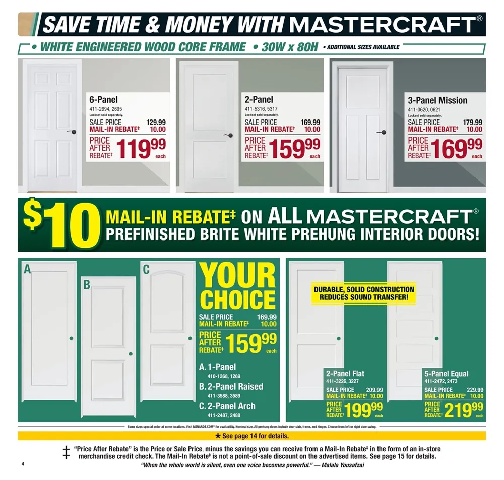 menards weekly ad january 11 to 24 04