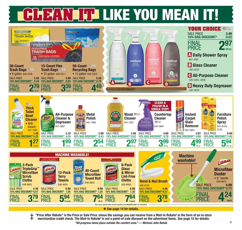 menards weekly ad january 11 to 24 10
