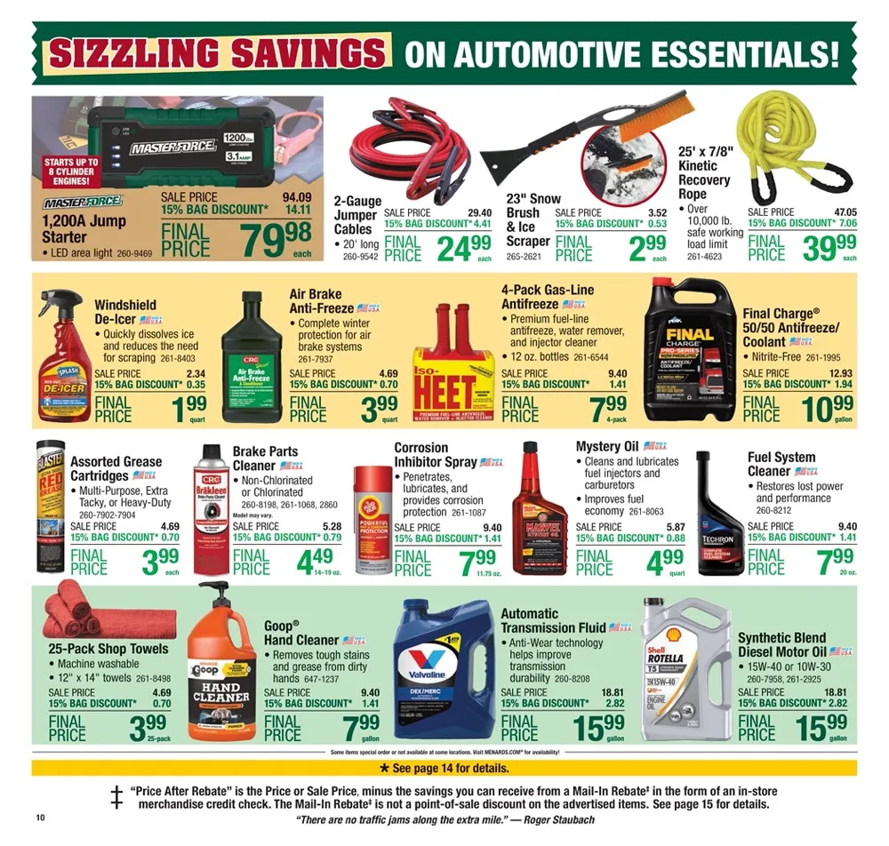 menards weekly ad january 11 to 24 11
