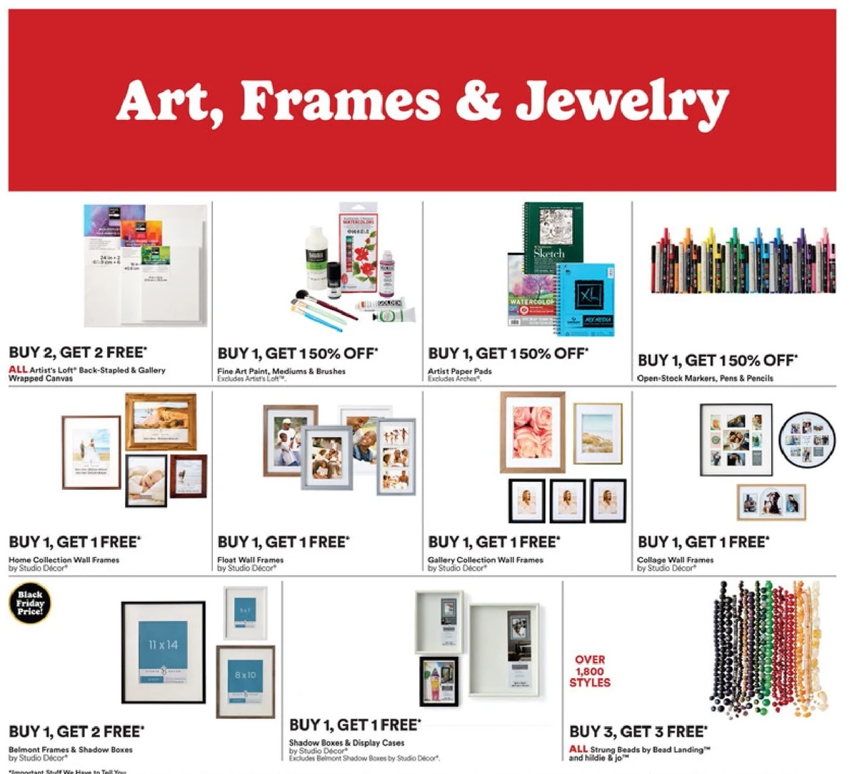 Michaels Weekly Ad 11/9/25 & 11/17/25 preview 3 – micahaels ad 9 15 5