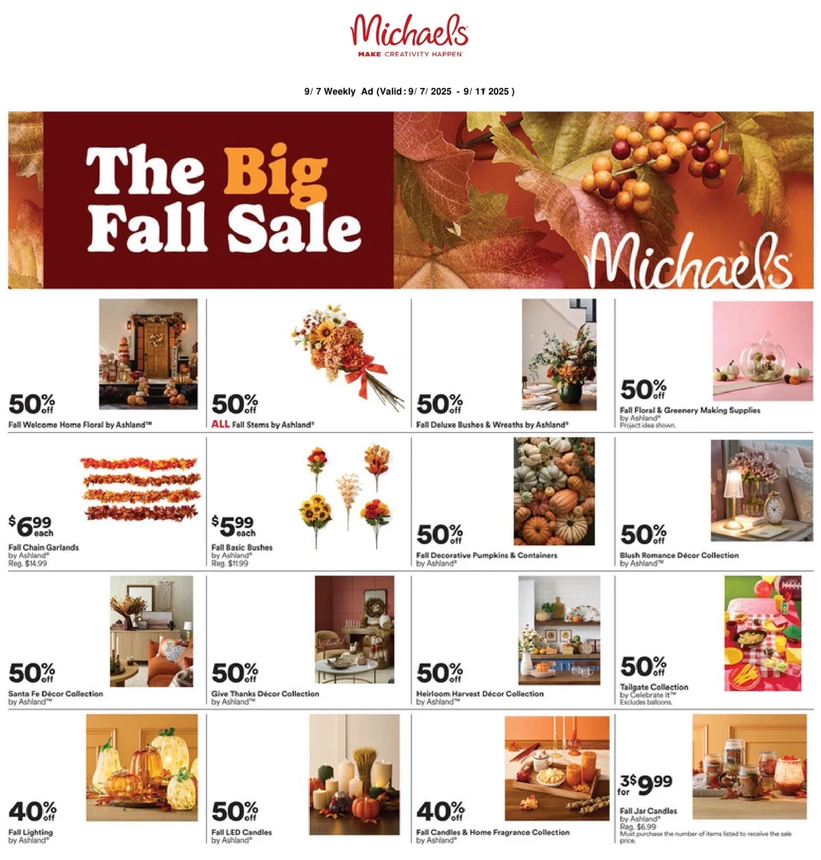 Michaels Weekly Ad 9/14/25 – 9/20/25 preview 719 – michaels weekly ad 7 11 1