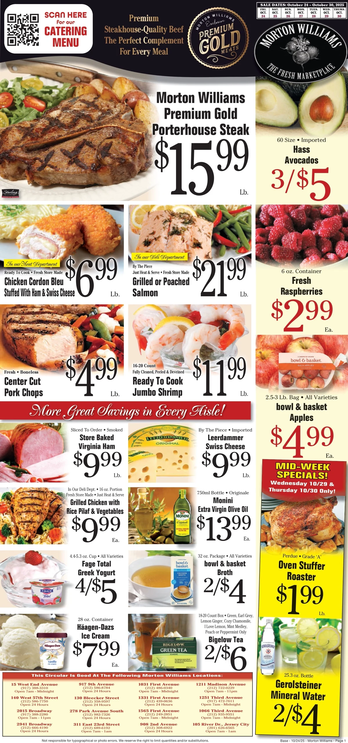 Morton Williams Weekly Circular 10/31/25 – 11/6/25 preview 295 – morton williams ad 24 30 1