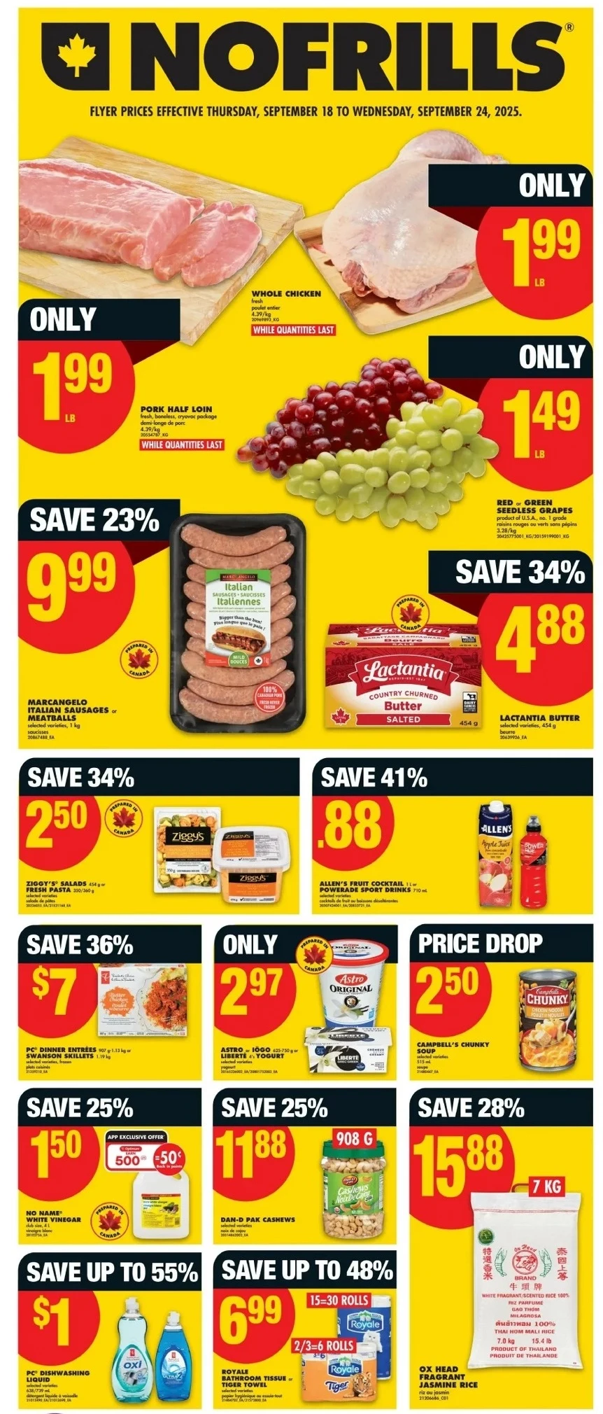 No Frills Flyer September 25 to October 1, 2025 71 – no frills flyer ont september 18