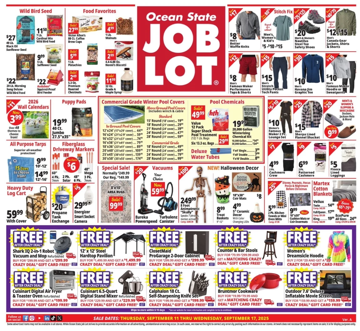 Ocean State Job Lot Weekly Ad 9/11/25 – 9/17/25 preview 180 – ocean state job lot ad 11 17 02