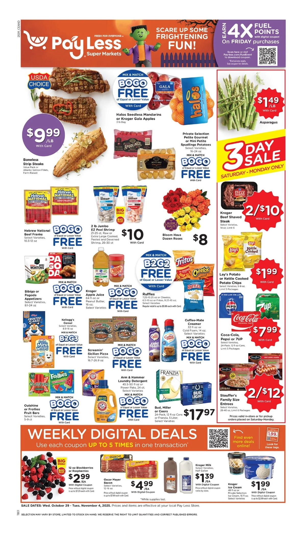 Pay Less Weekly Ad 10/29/25 – 11/4/25 preview 142 – payless ad 29 4 01