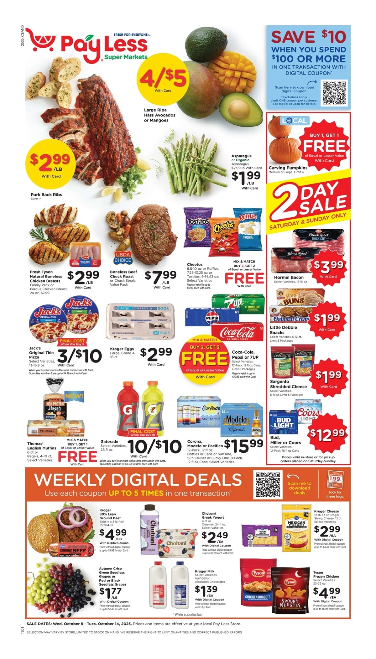 Pay Less Weekly Ad October 8 to October 14, 2025 1 – payless ad 8 14 01