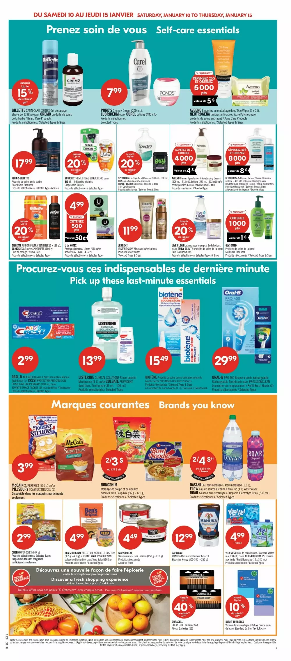 pharmaprix flyer january 10 15 18