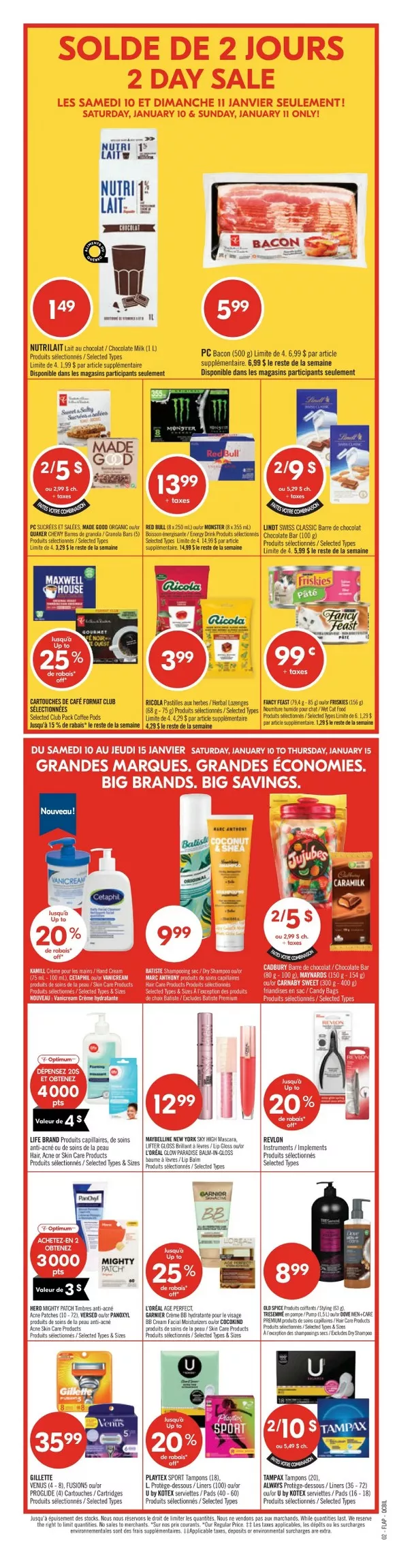 pharmaprix flyer january 10 15 2