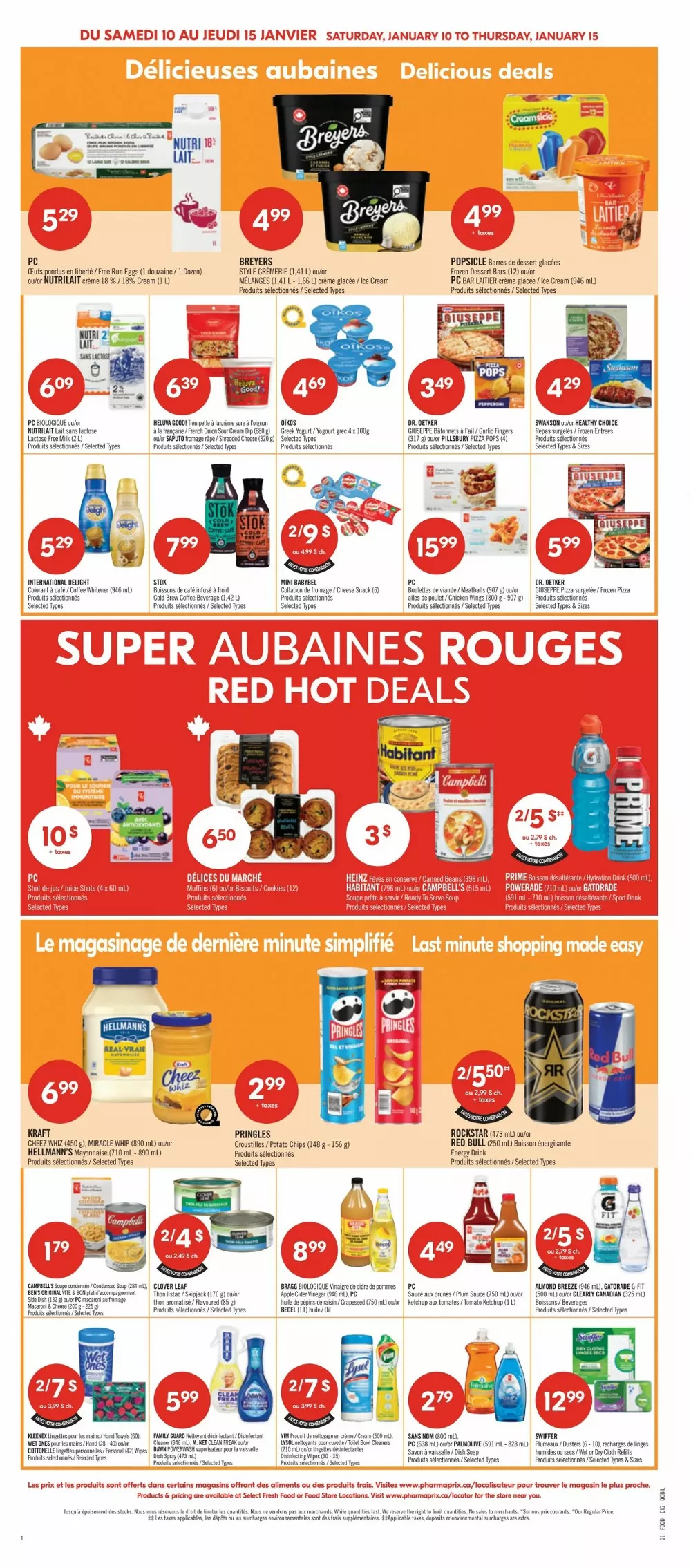 pharmaprix flyer january 10 15 8