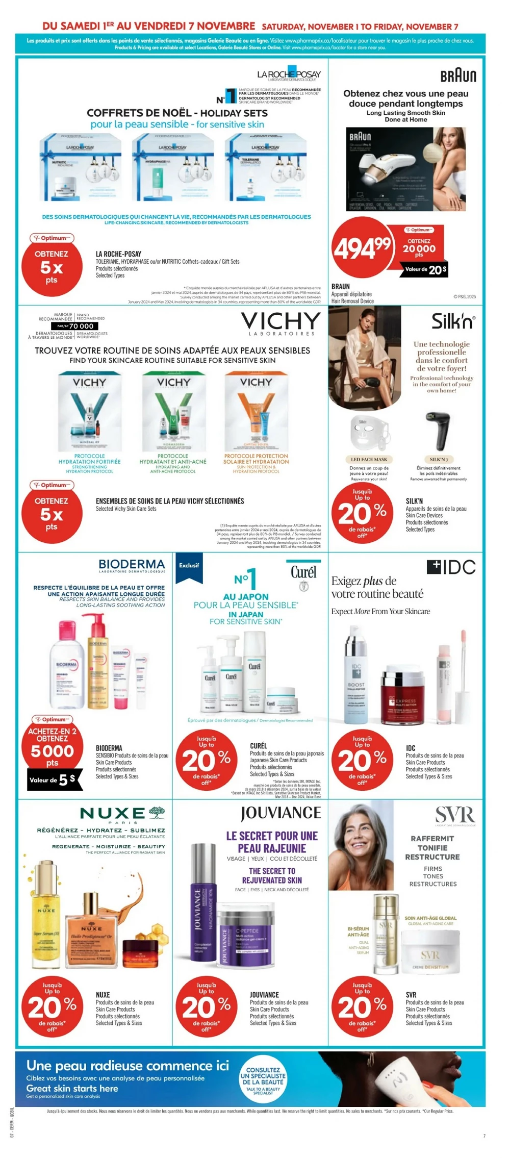 Pharmaprix Flyer November 1, 2025 & November 8, 2025 1 – pharmaprix flyer november 1 7 18 01424195