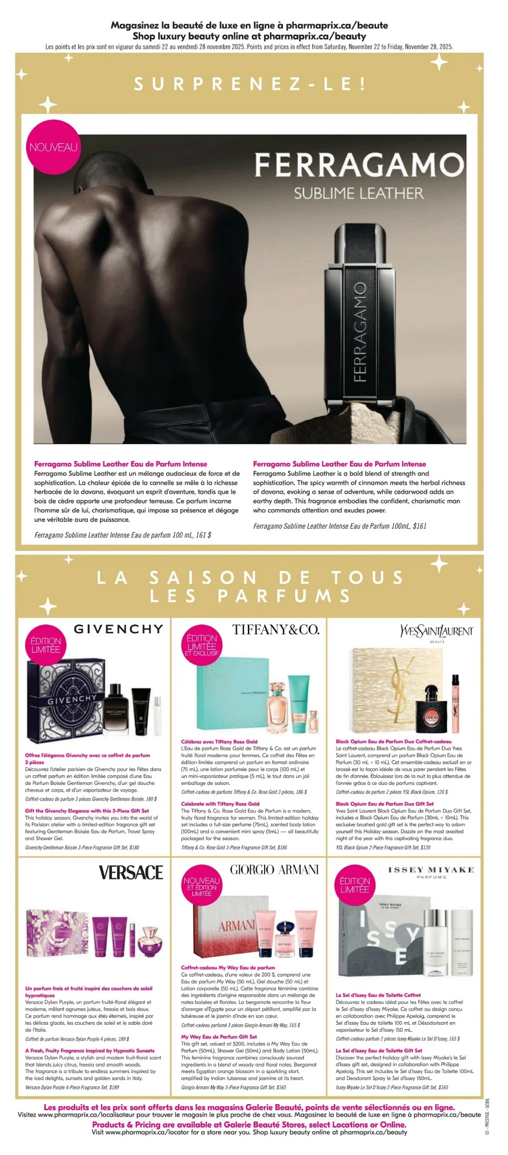 pharmaprix flyer november 22 27 12 96069207