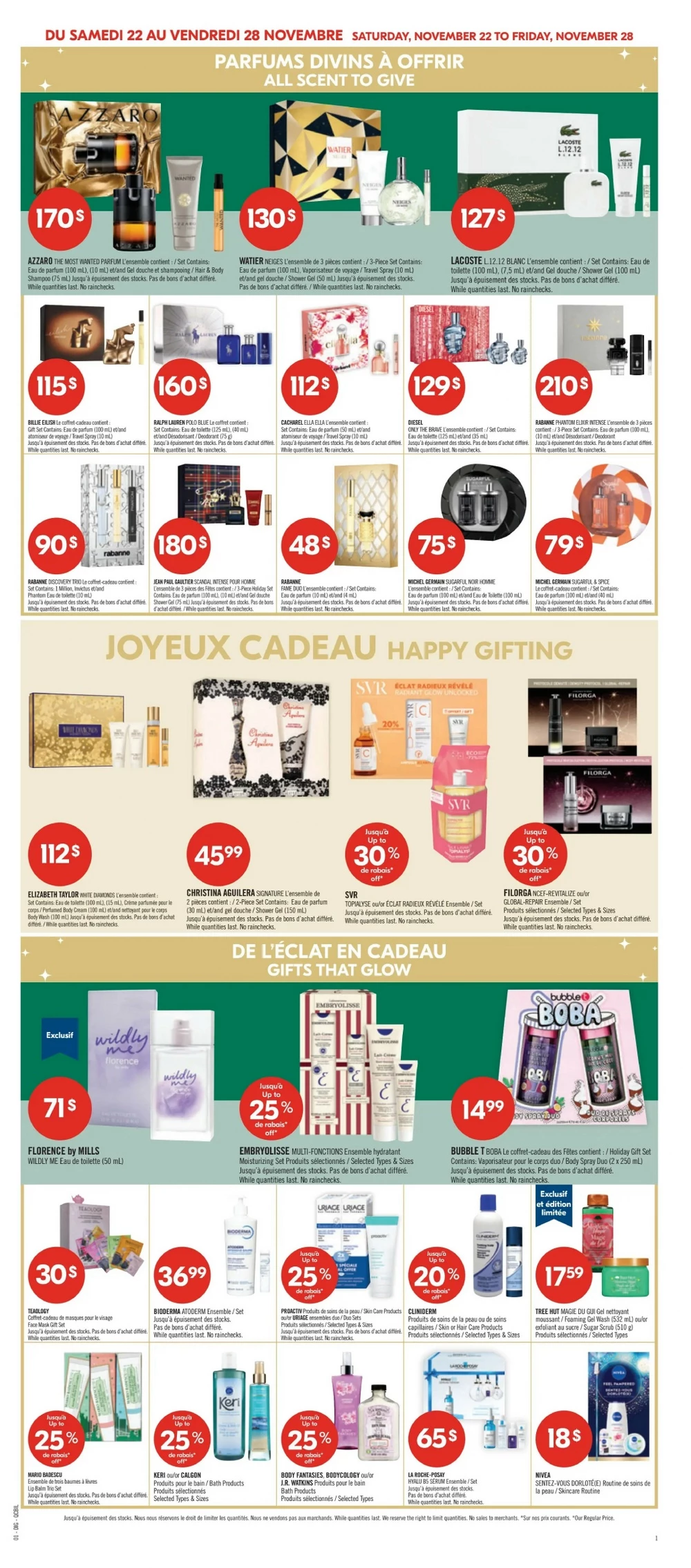 pharmaprix flyer november 22 27 13 83412288