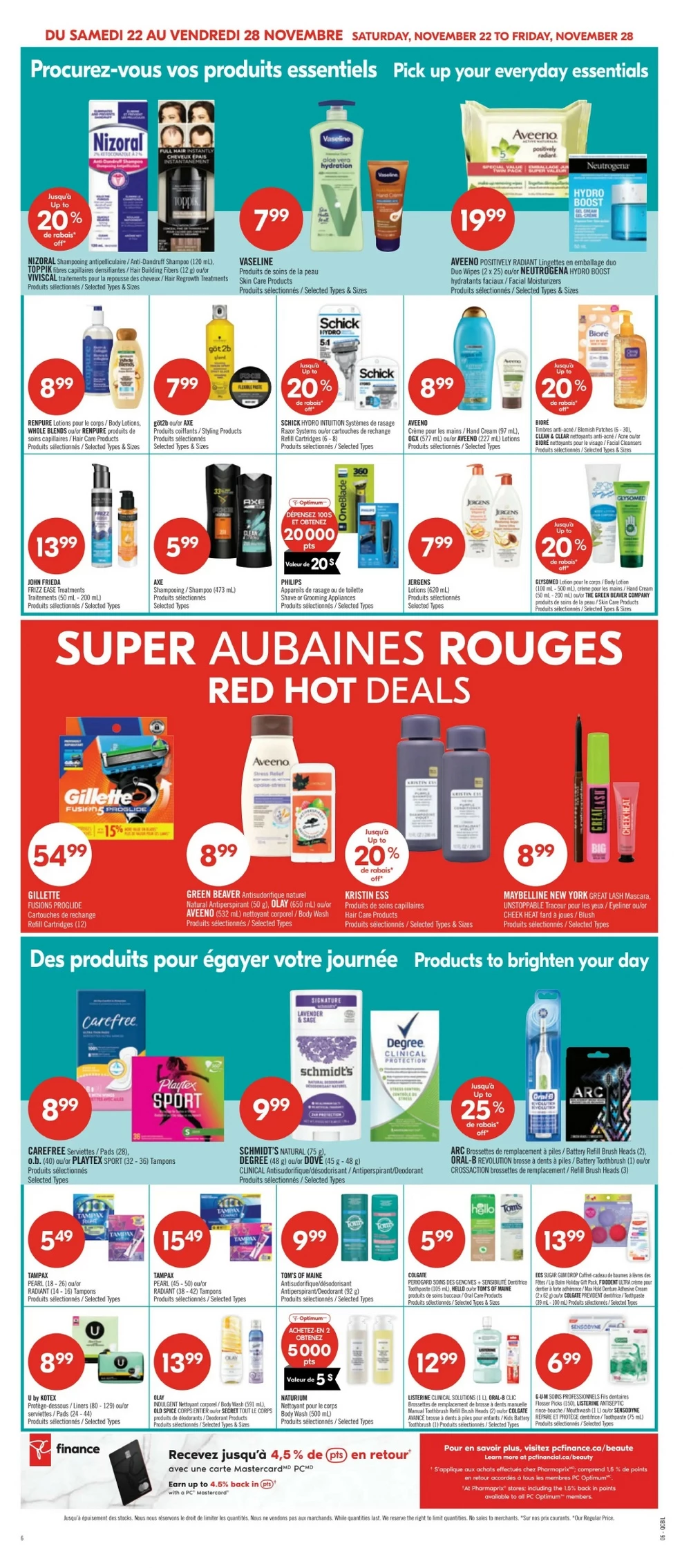 pharmaprix flyer november 22 27 15 47381001