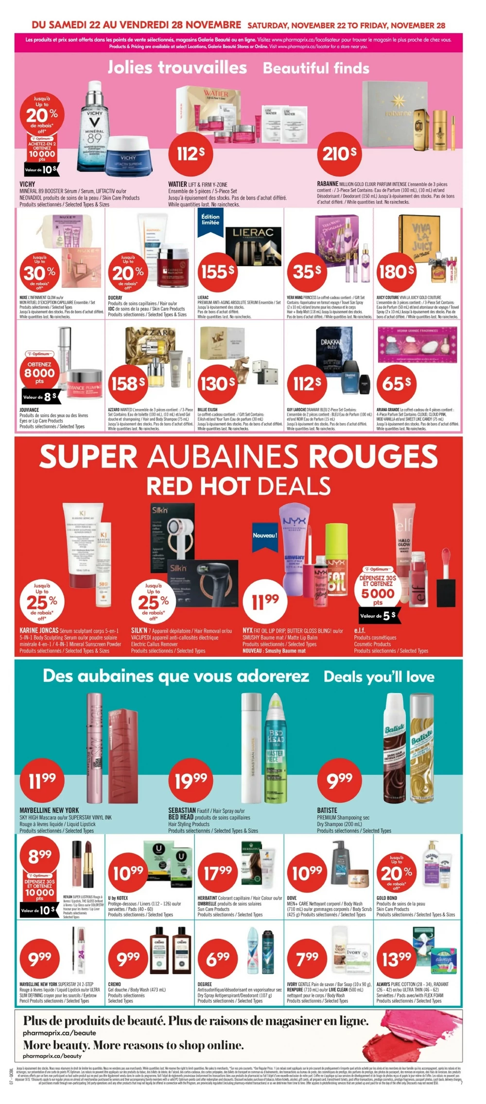 pharmaprix flyer november 22 27 16 23201829