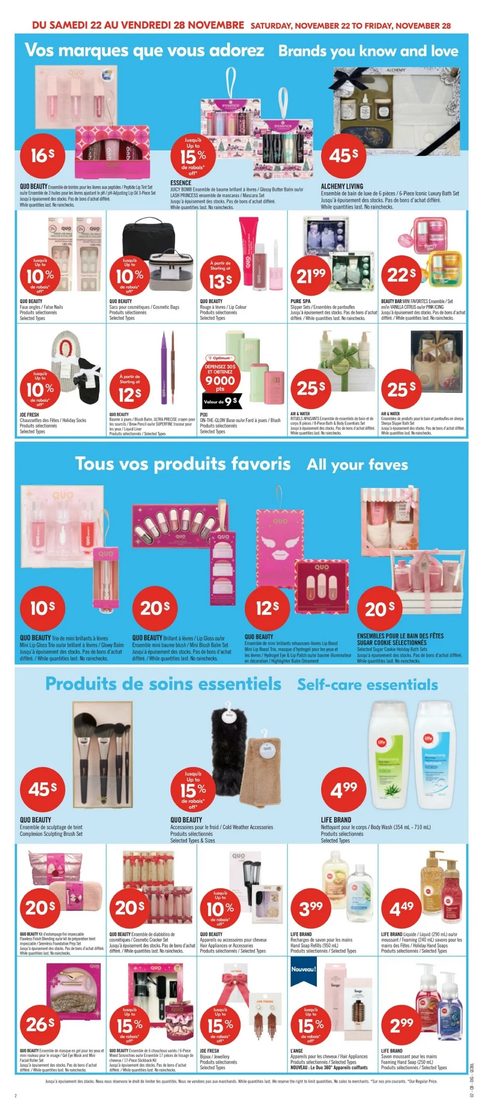 pharmaprix flyer november 22 27 19 31257362