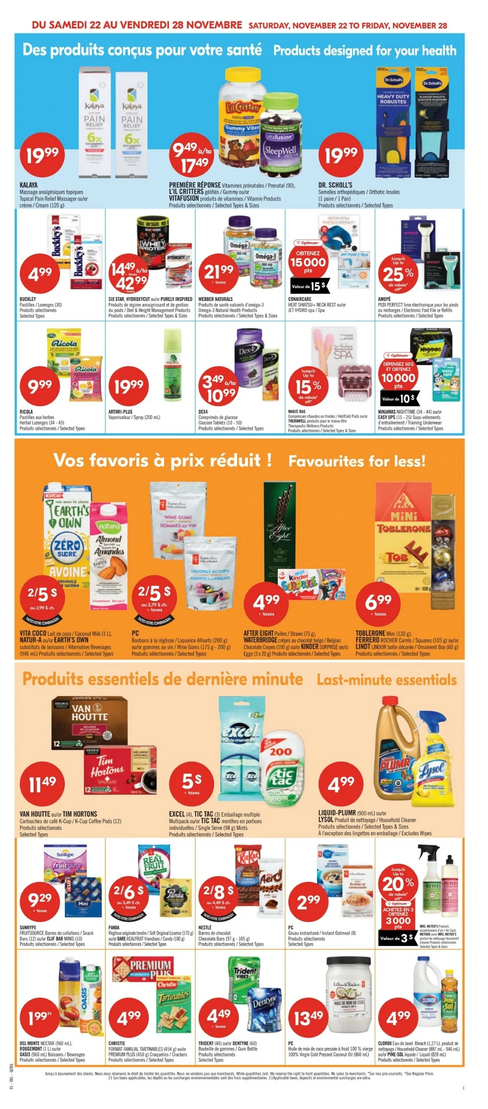 pharmaprix flyer november 22 27 21 52134485