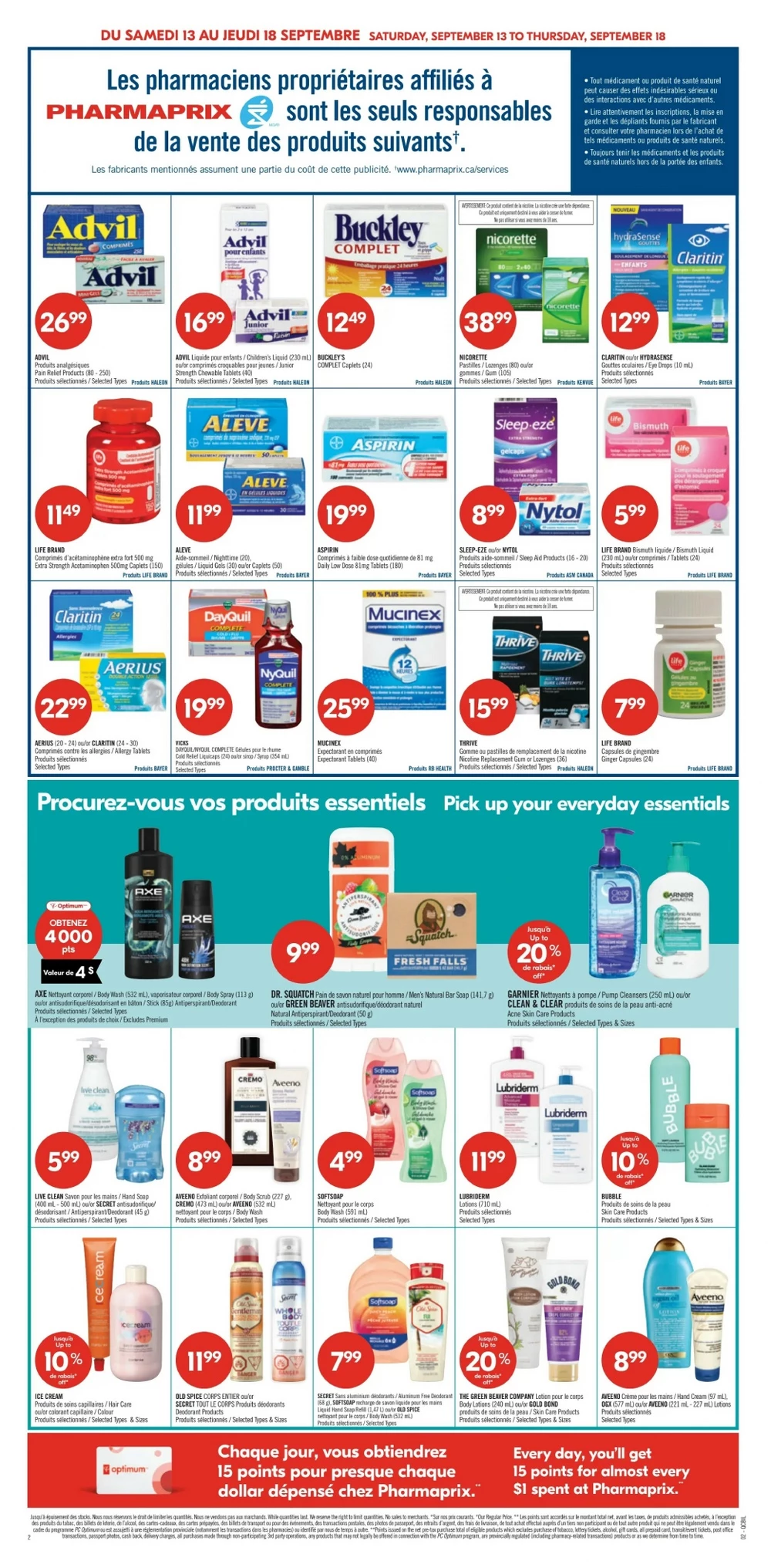 Pharmaprix Flyer September 13 to September 19, 2025 262 – pharmaprix flyer september 13 18 6