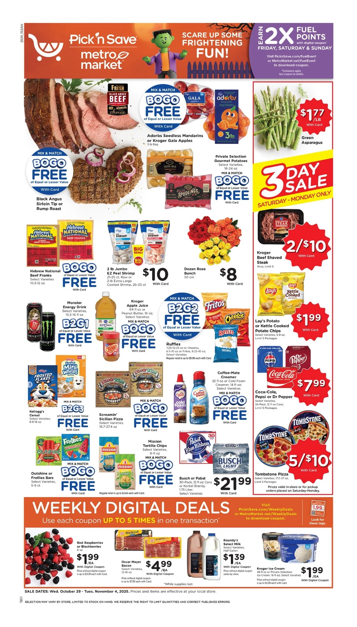 Pick n Save Weekly Ad 10/29/25 – 11/4/25 preview 117 – pick n save ad 29 4 01