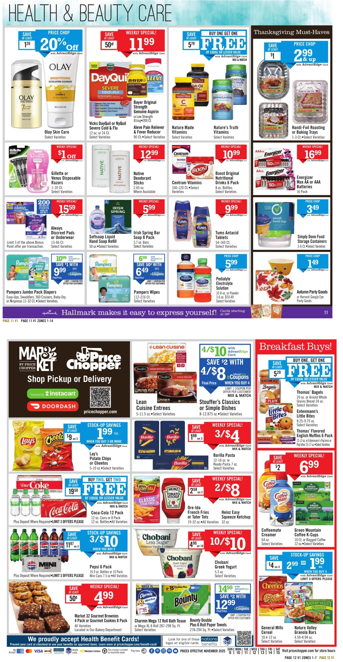 Price Chopper Weekly Ad 11/9/25 & 11/16/25 4 – price chopper ad 9 15 00006