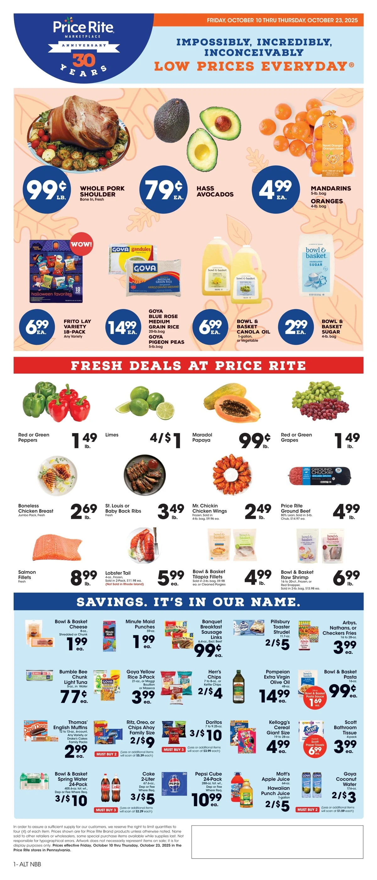 Price Rite Weekly Ad October 17 to October 23, 2025 1 – price rite ad 10 23 1