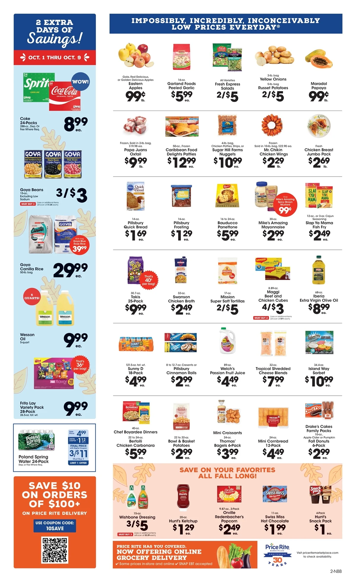Price Rite Weekly Ad 10/2/25 – 10/8/25 82 – price rite flyer 3 9 2