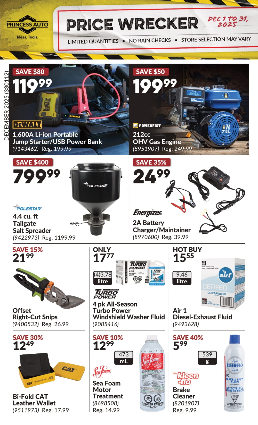 princess auto flyer december 01