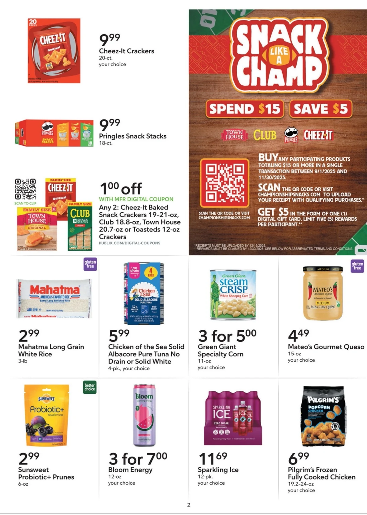 Publix Ad Extra Savings 10/4/25 – 10/17/25 25 – publix extra savings ad october 4 17 3