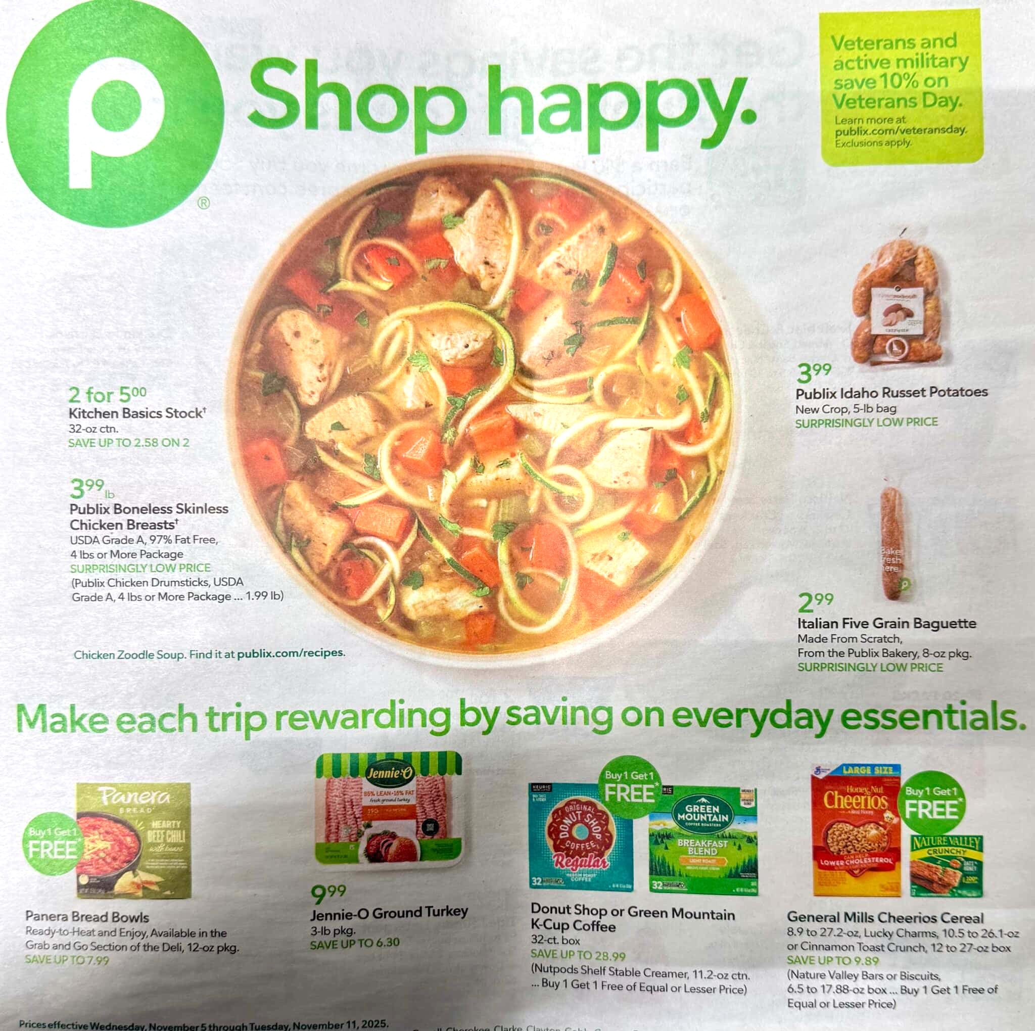 Publix Weekly Ad 11/5/25 – 11/11/25 2