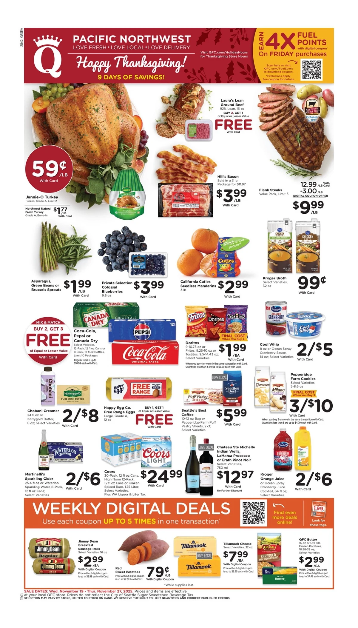QFC Weekly Ad 11/19/25 & 11/26/25 preview 1 – qfc 19 27 01