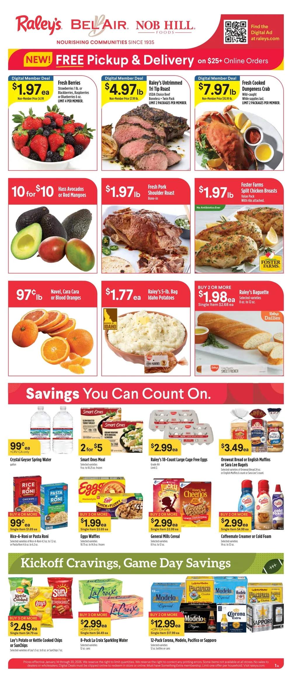 Raley’s Weekly Ad (1/14/26 | 1/21/26) preview 1 – raleys ad 14 to 20 1