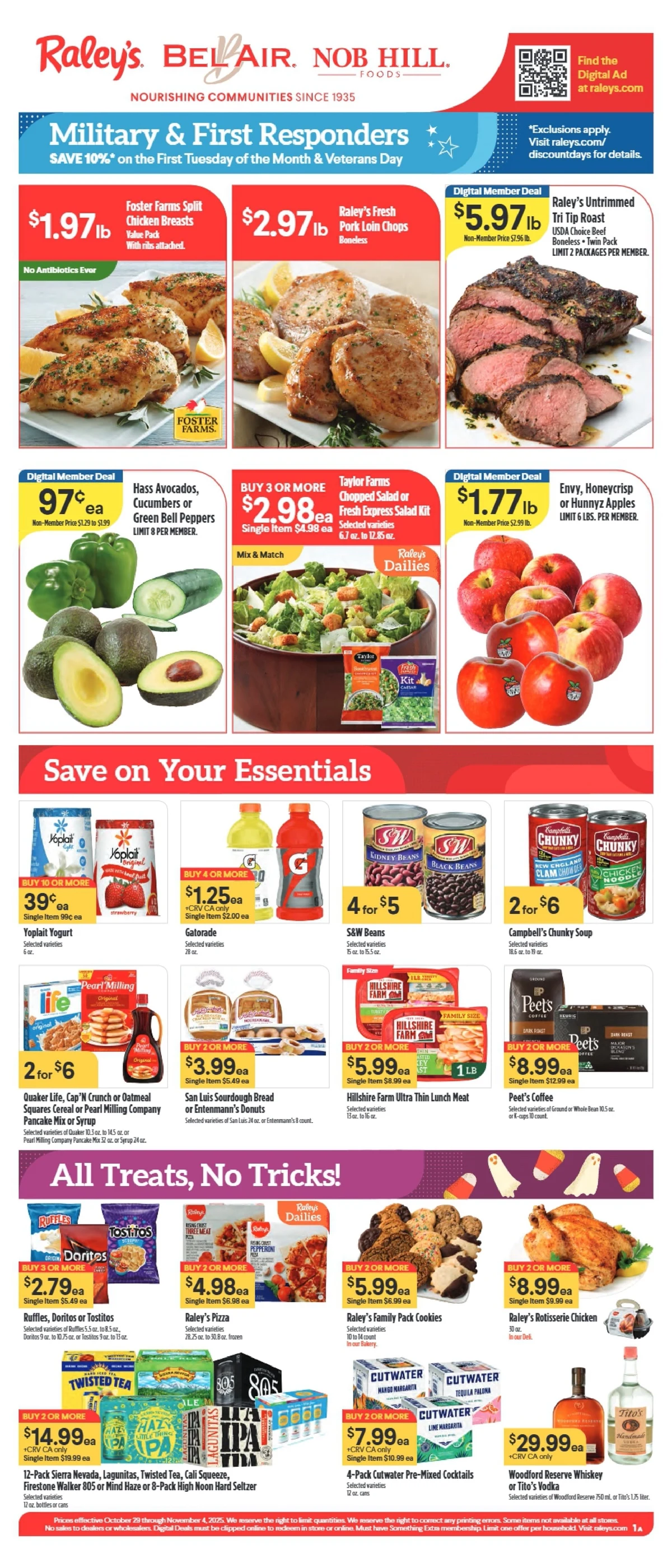 Raley’s Weekly Ad 10/29/25 – 11/4/25 preview 31 – raleys ad 29 4 1
