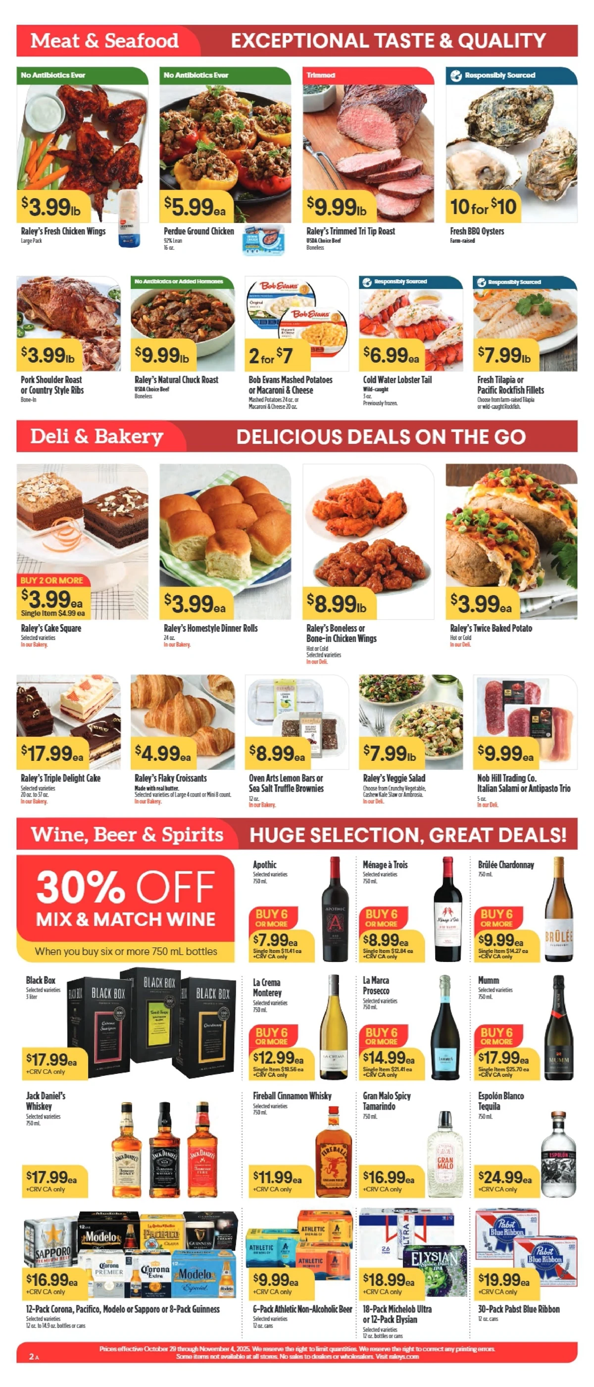 Raley’s Weekly Ad 10/29/25 – 11/4/25 preview 32 – raleys ad 29 4 2