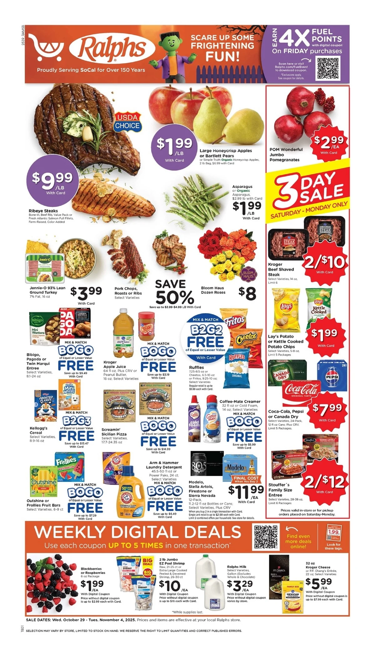 Ralphs Weekly Ad 10/29/25 – 11/4/25 preview 127 – ralphs ad 29 4 01