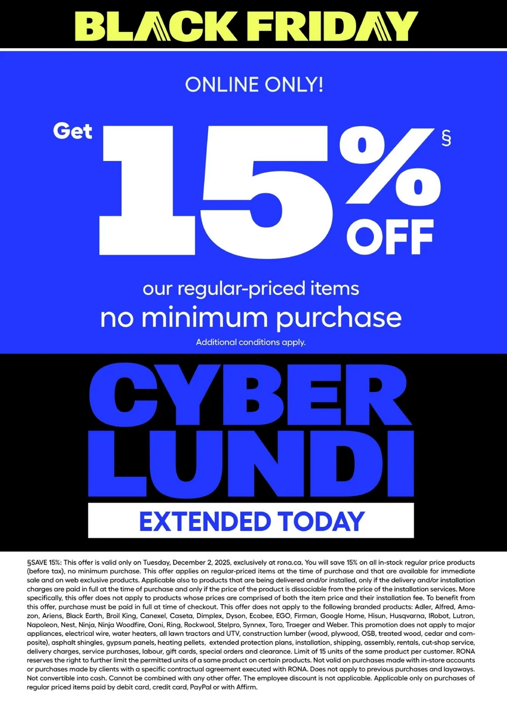 rona flyer november 27 december 3 6 95517958