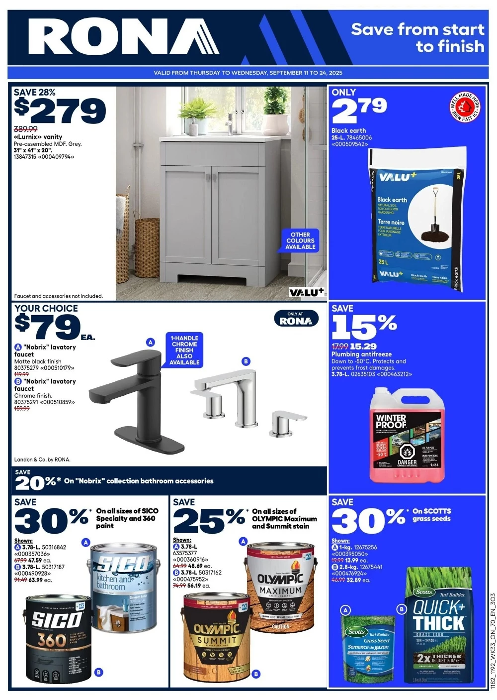 Rona Flyer September 18 to September 24, 2025 448 – rona flyer september 11 17 1