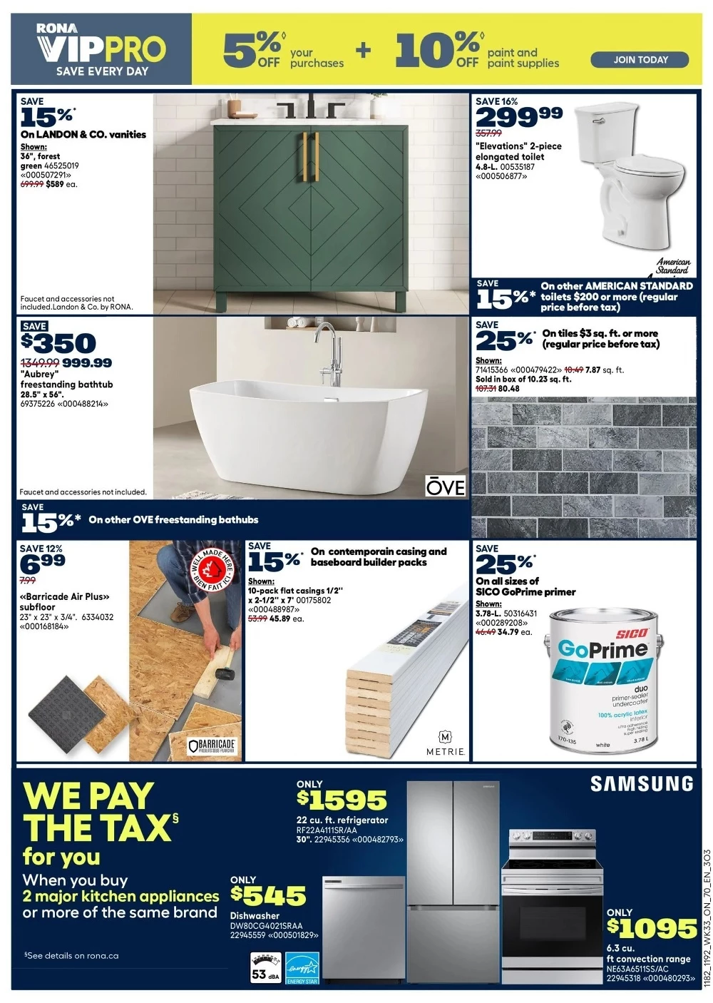 Rona Flyer September 18 to September 24, 2025 451 – rona flyer september 11 17 4