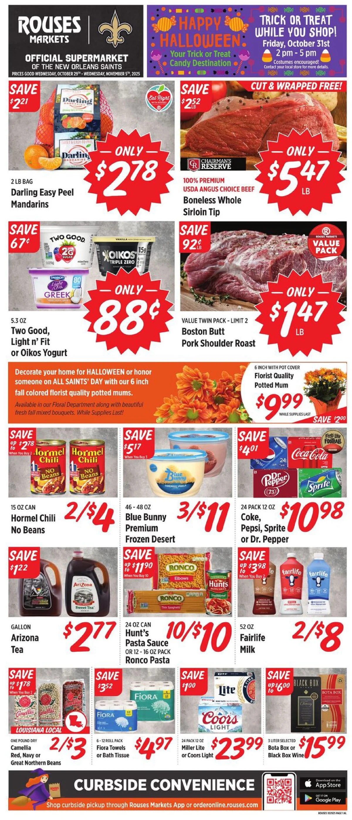 Rouses Weekly Ad 10/29/25 – 11/4/25 preview 62 – rouses ad 29 5 2