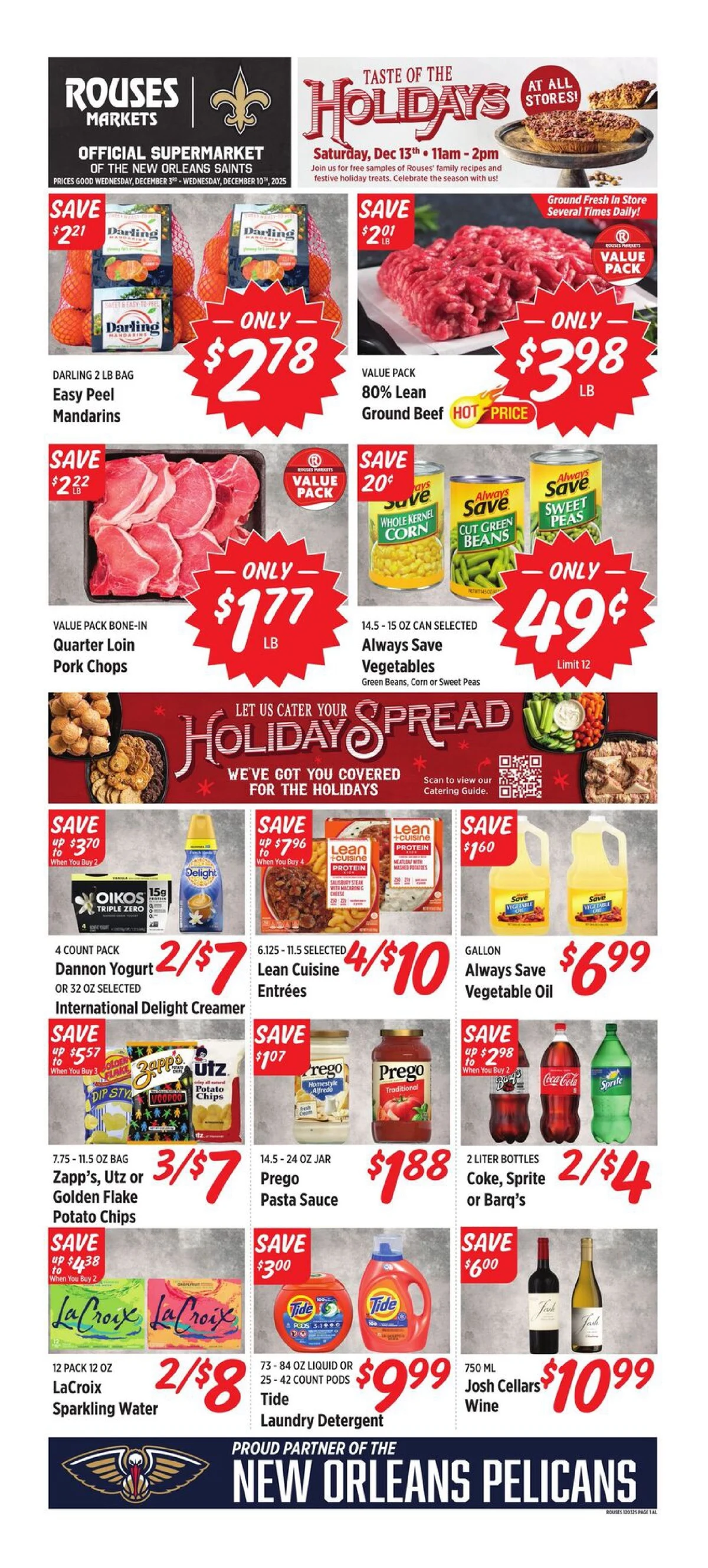Rouses Weekly Ad 12/3/25 & 12/10/25 preview 1 – rouses ad 3 10 01