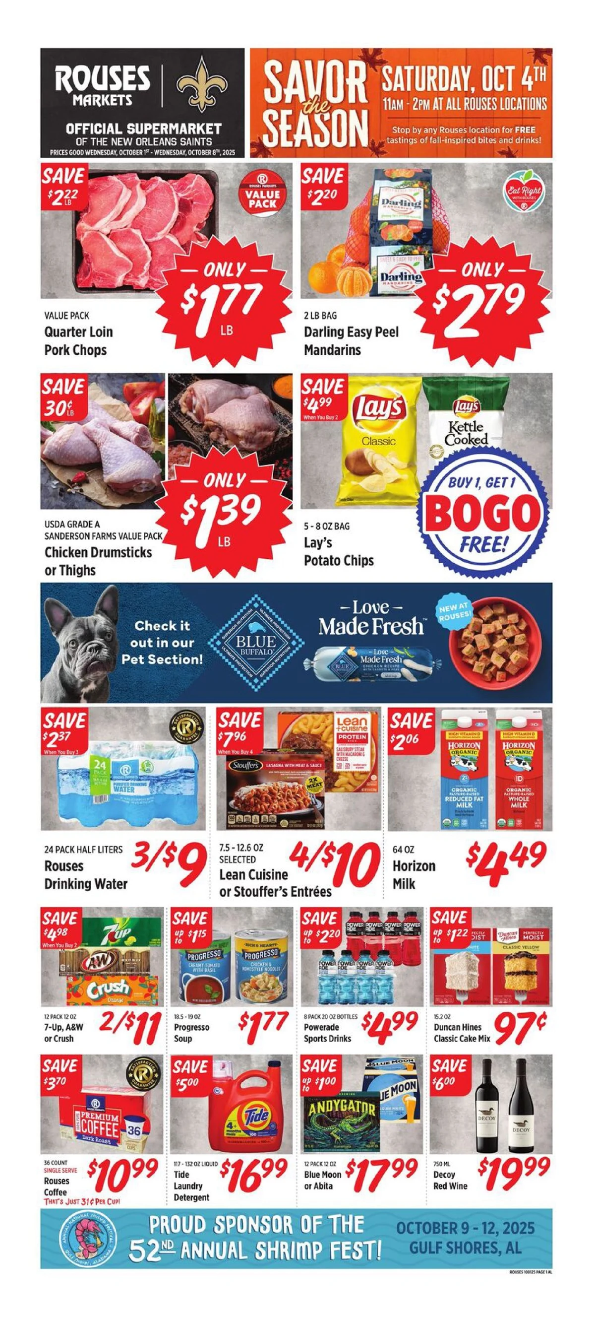 Rouses Weekly Ad 10/8/25 – 10/14/25 preview 147 – rouses weekly ad 1 7 2