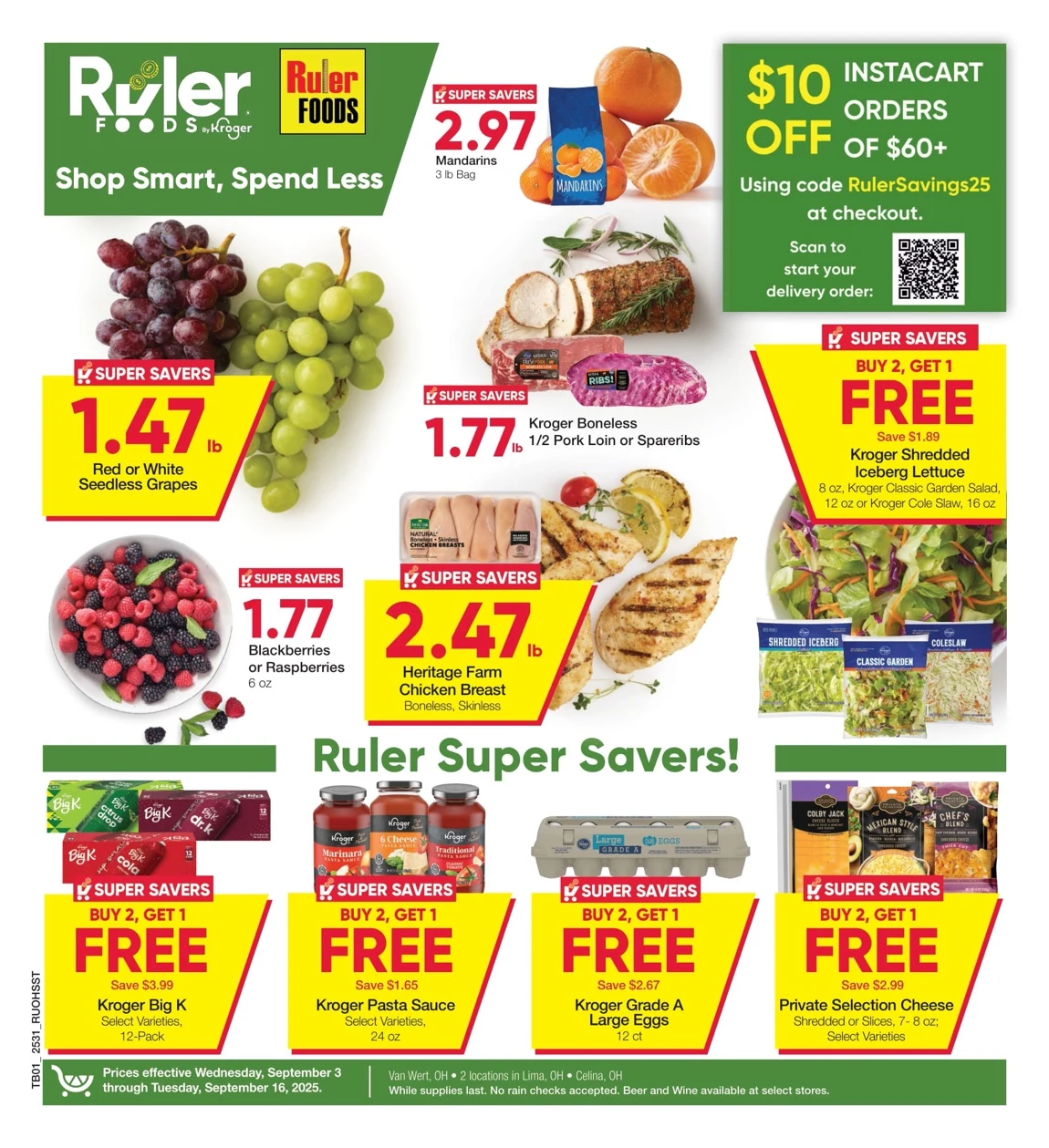 Ruler Foods Weekly Ad 9/17/25 – 9/23/25 preview 721 – ruler foods 3 16 1