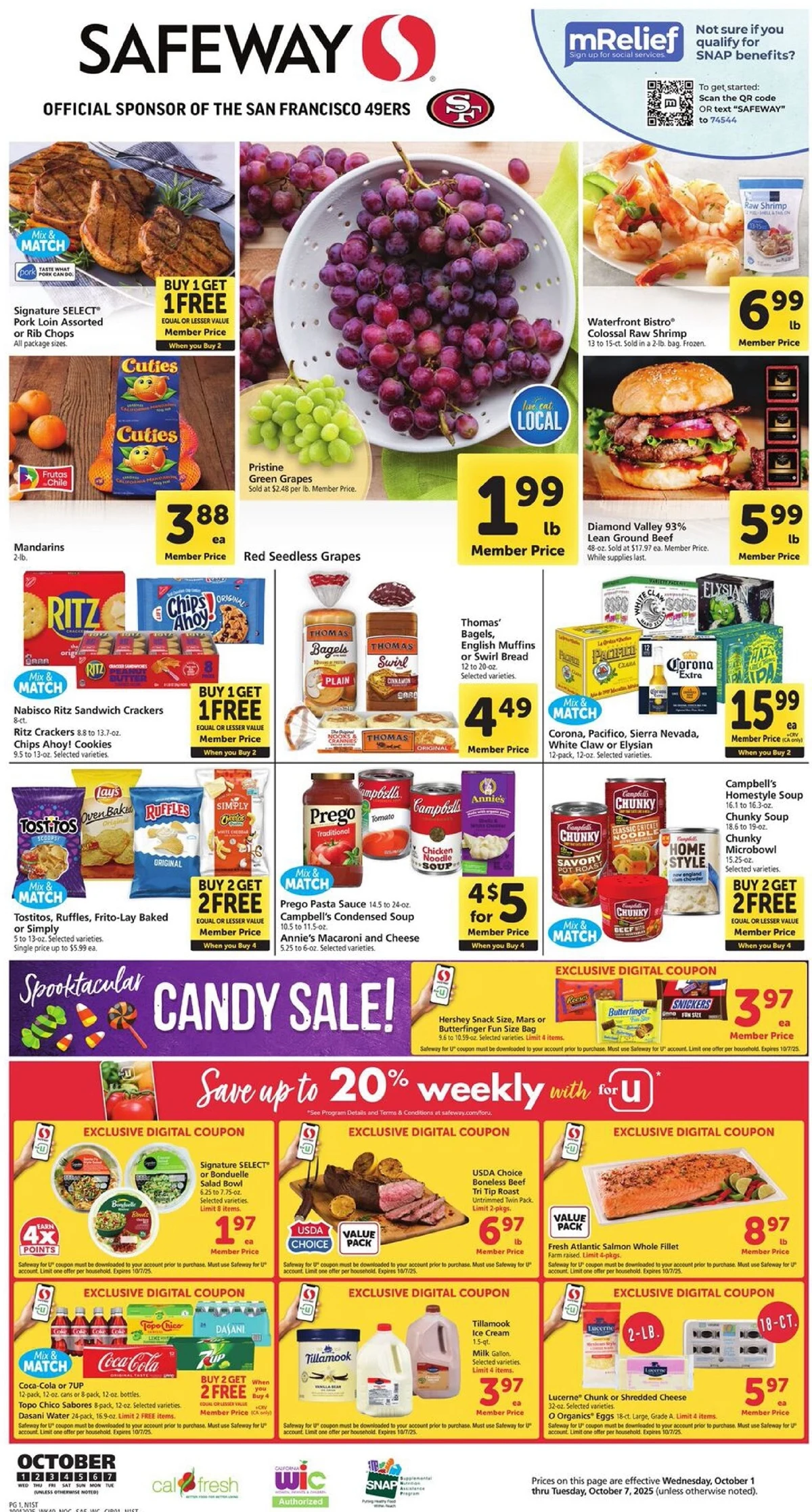 Safeway Weekly Ad 10/8/25 – 10/14/25 176 – safeway ad 1 7 01
