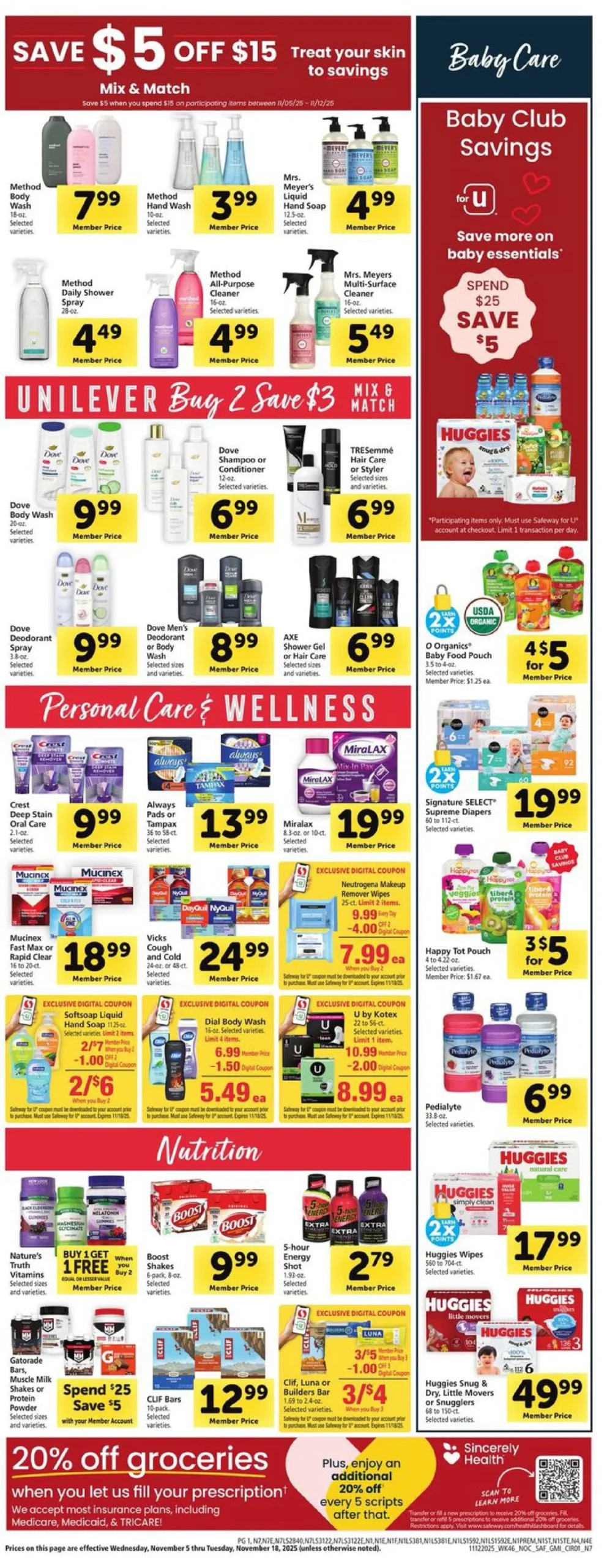 Safeway Weekly Ad 11/12/25 & 11/19/25 preview 3 – safeway ad 12 18 10 scaled