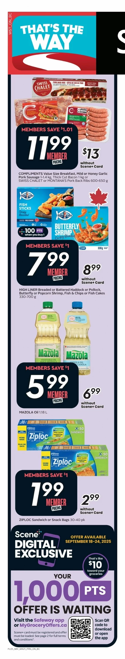 Safeway Flyer September 25 to October 1, 2025 242 – safeway flyer bc september 18 24 2