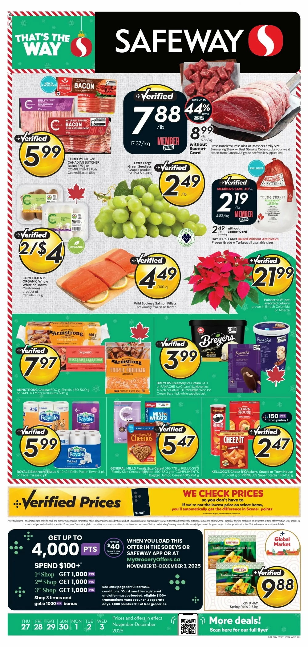 safeway flyer november 27 december 3 1 27334920