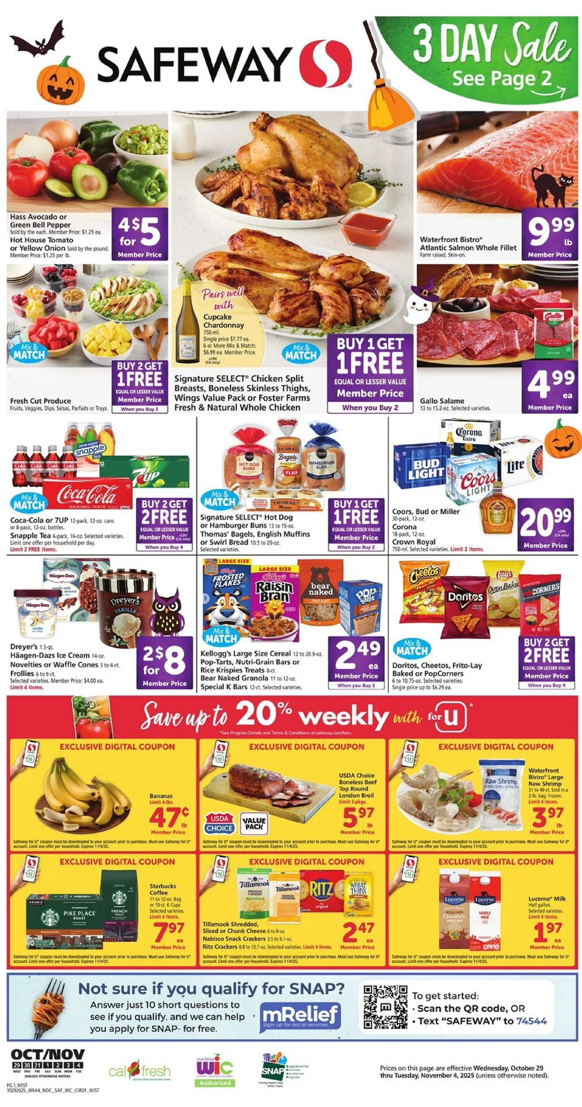Safeway Weekly Ad 10/29/25 – 11/4/25 preview 131 – safeway weekly ad 29 4 01
