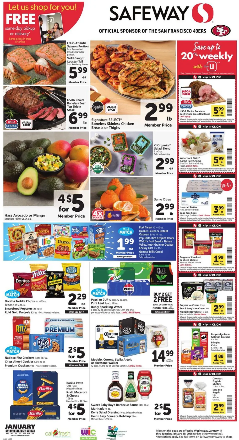 Safeway Weekly Ad (1/14/26 | 1/21/26) preview 1 – safeway weekly ad january 14 to 20 01
