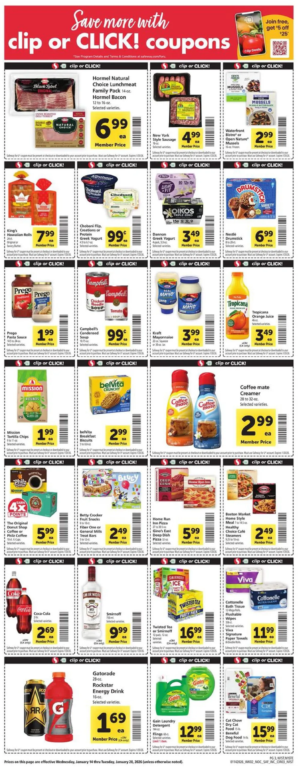 Safeway Weekly Ad (1/14/26 | 1/21/26) preview 2 – safeway weekly ad january 14 to 20 03