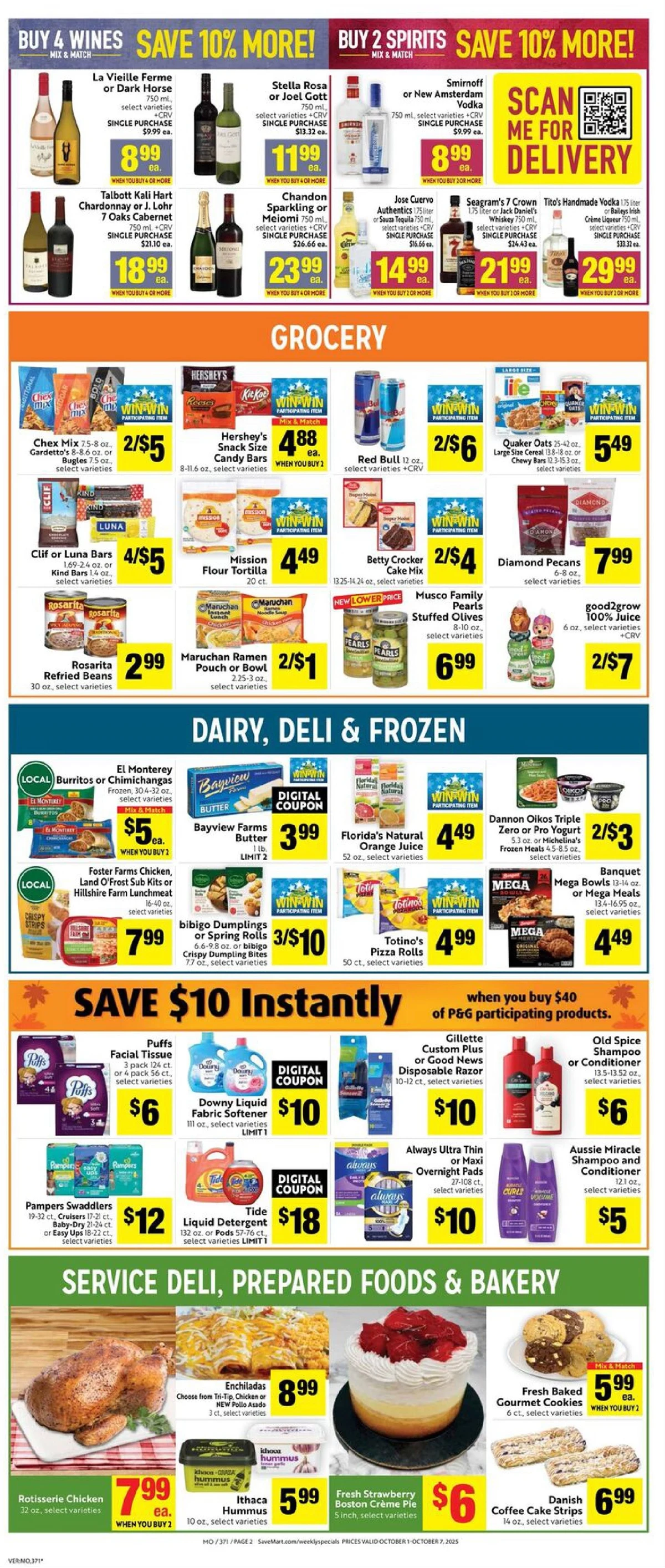 Save Mart Weekly Ad 10/8/25 – 10/14/25 preview 78 – save mart ad 1 7 2