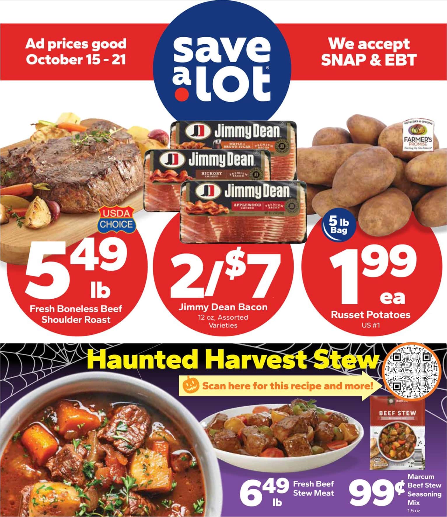 Save A Lot Weekly Ad October 15 to October 21, 2025 1 – savealot weekly ad 101525 01
