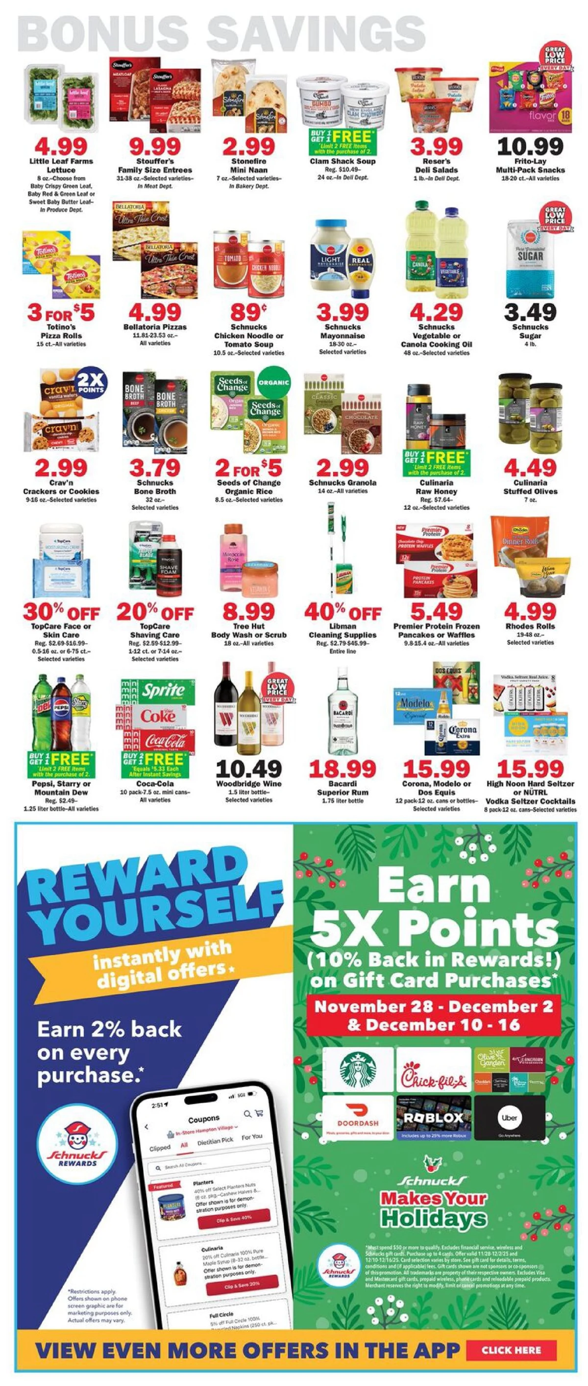 Schnucks Weekly Ad 12/3/25 & 12/10/25 preview 3 – schnucks 28 2 3